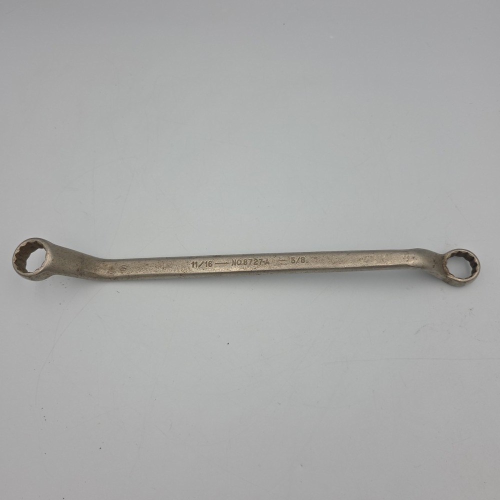 Armstrong 5/8" X 11/16" 12 Point Deep Offset Box‎ Wrench Armaloy No. 8727-A USA
